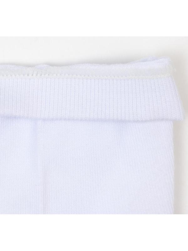 Колготки детские, цвет белый, рост 122-128 см
