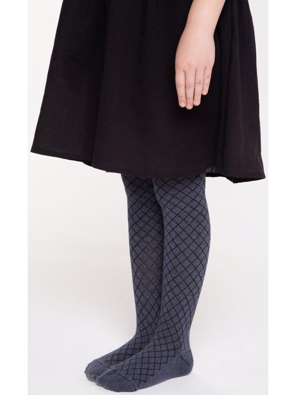 Колготки детские, цвет джинс, рост 122-128 см