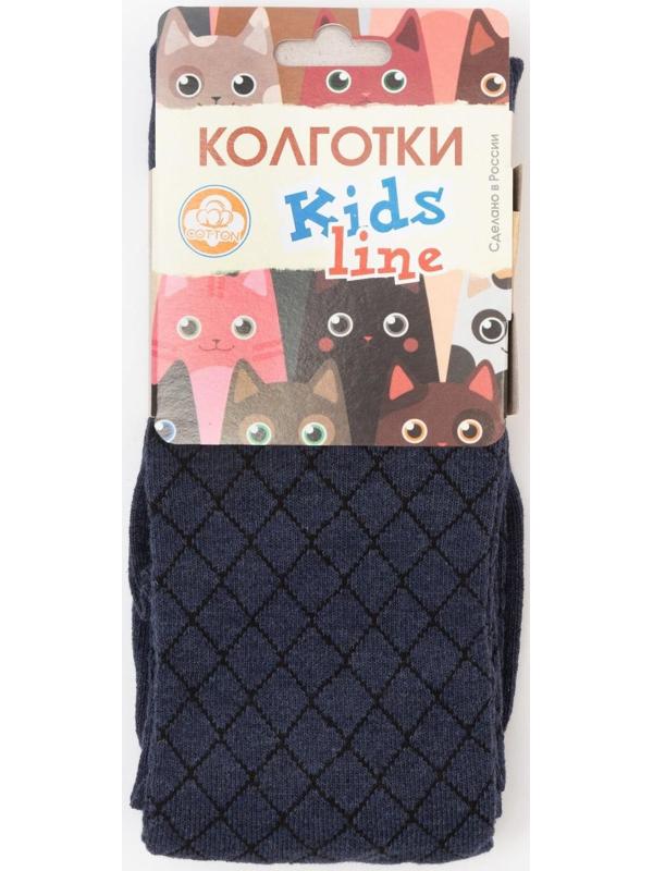 Колготки детские, цвет джинс, рост 122-128 см