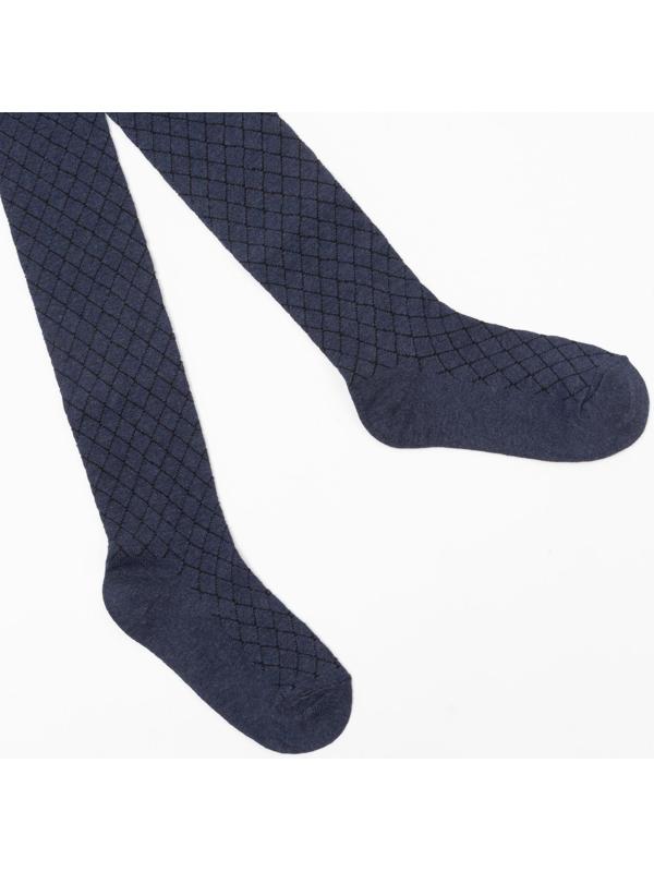 Колготки детские, цвет джинс, рост 122-128 см