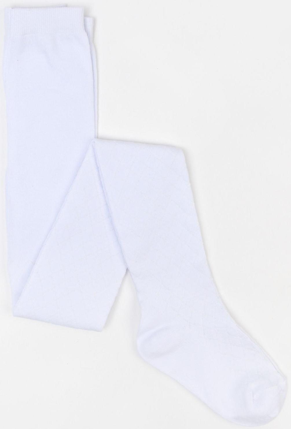 Колготки детские, цвет белый, рост 134-140 см