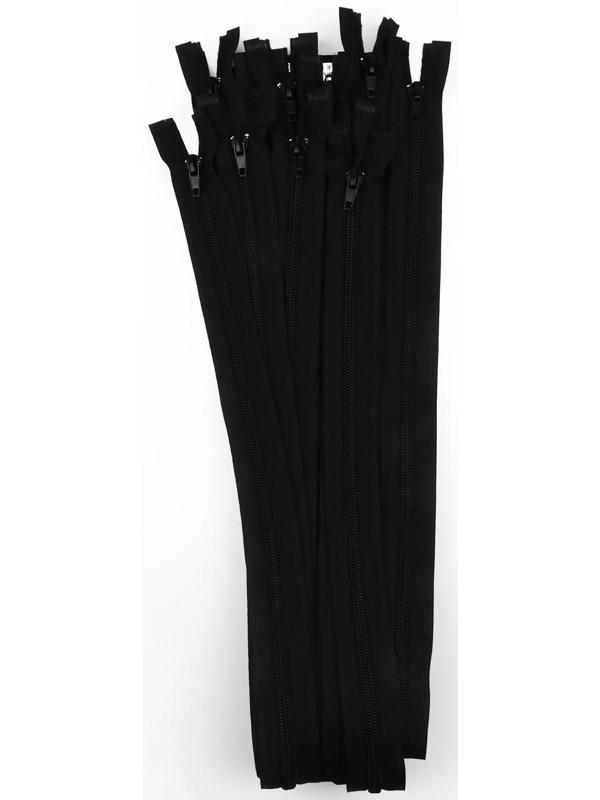 Молния разъёмная «Спираль», №7, замок автомат, 80 см, цвет чёрный №322