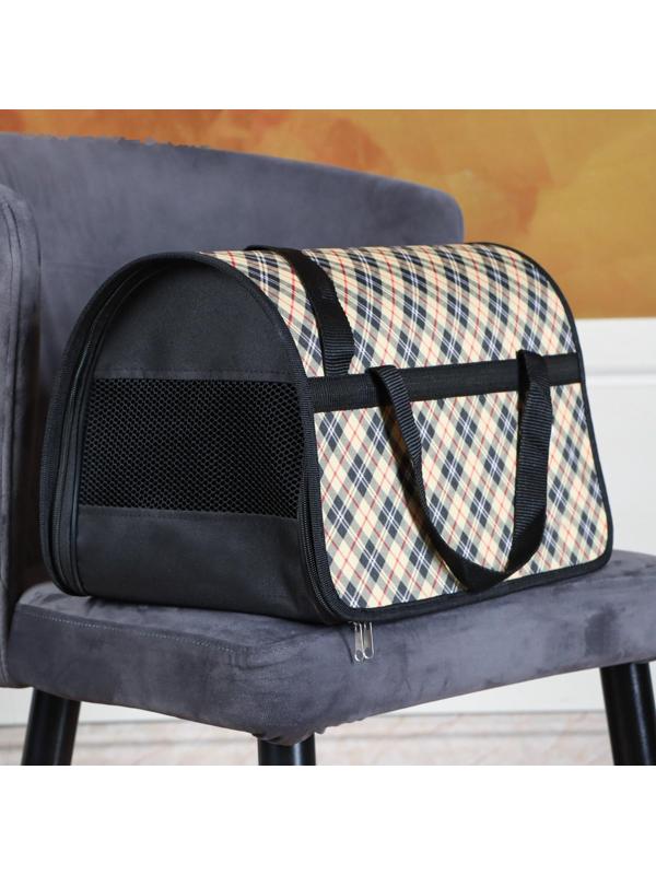 Сумка-переноска с принтом, 40 х 25 х 26, микс цветов