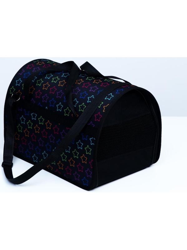 Сумка-переноска с принтом, 40 х 25 х 26, микс цветов