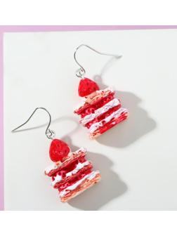 Серьги пластик 