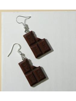 Серьги пластик 