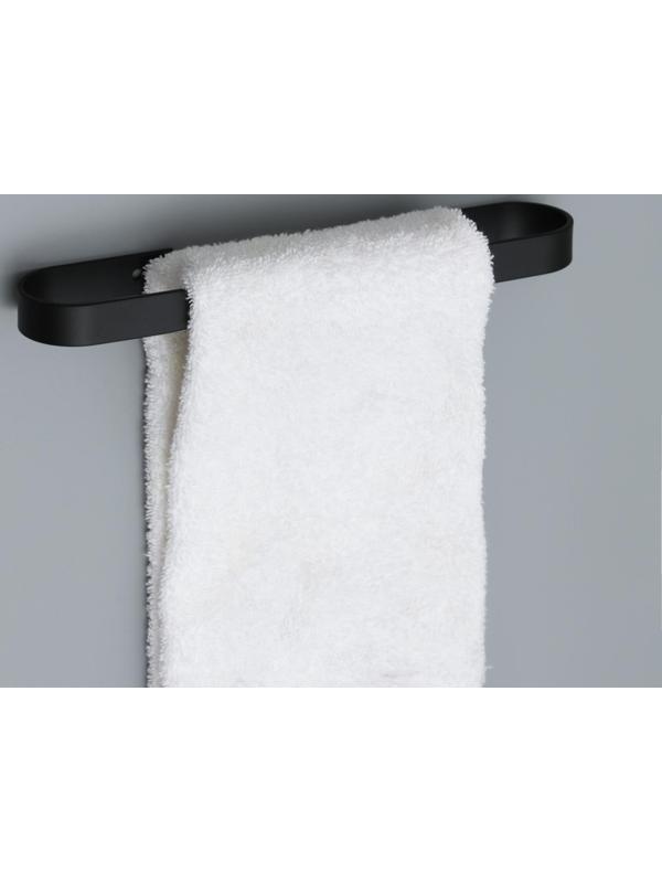 Держатель для полотенец, 23×5,5 см, цвет чёрный