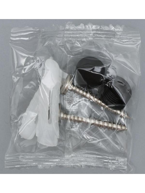 Держатель для полотенец, 23×5,5 см, цвет чёрный