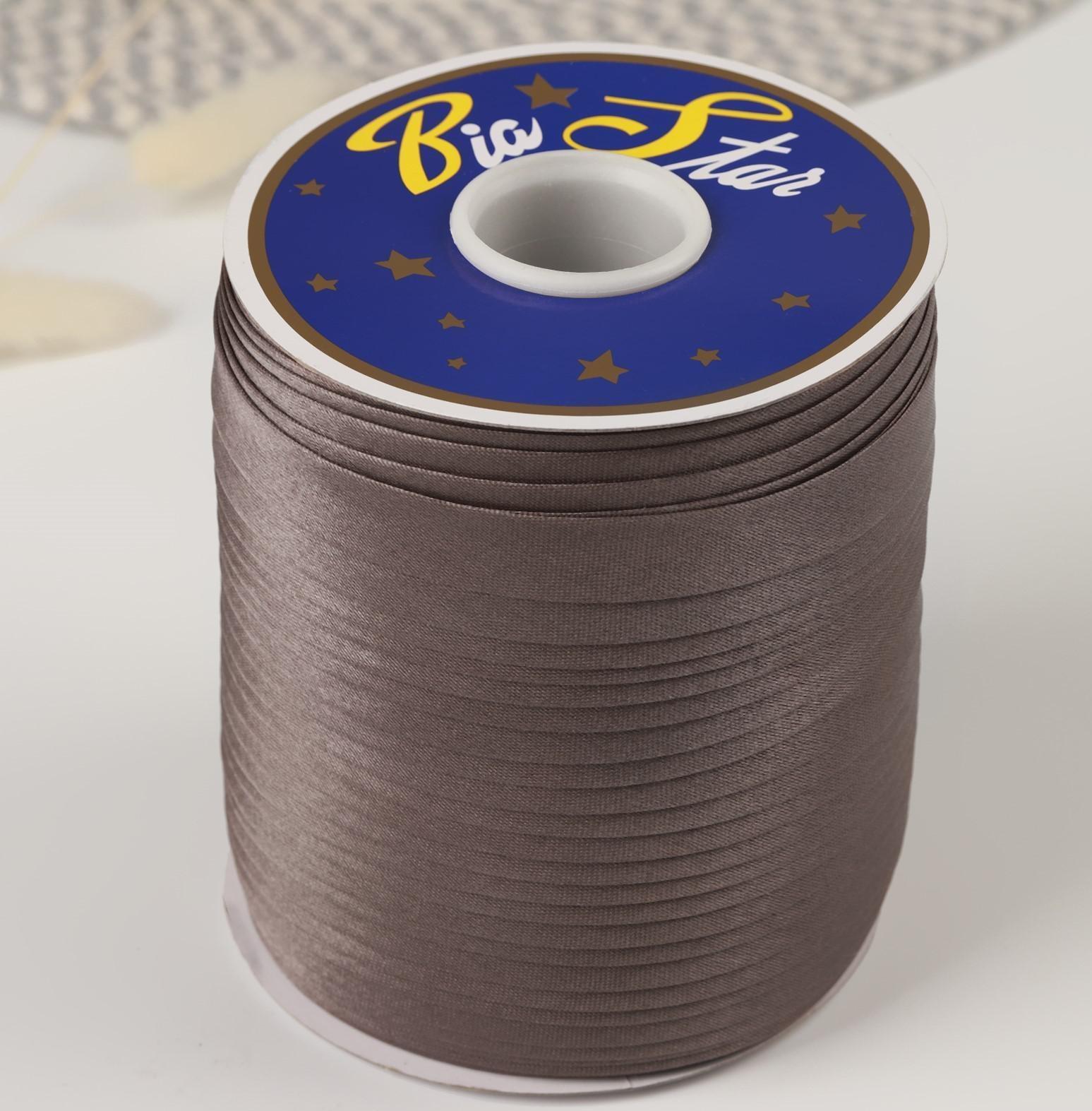 Косая бейка атласная, 15 мм × 132 м, цвет капучино S327