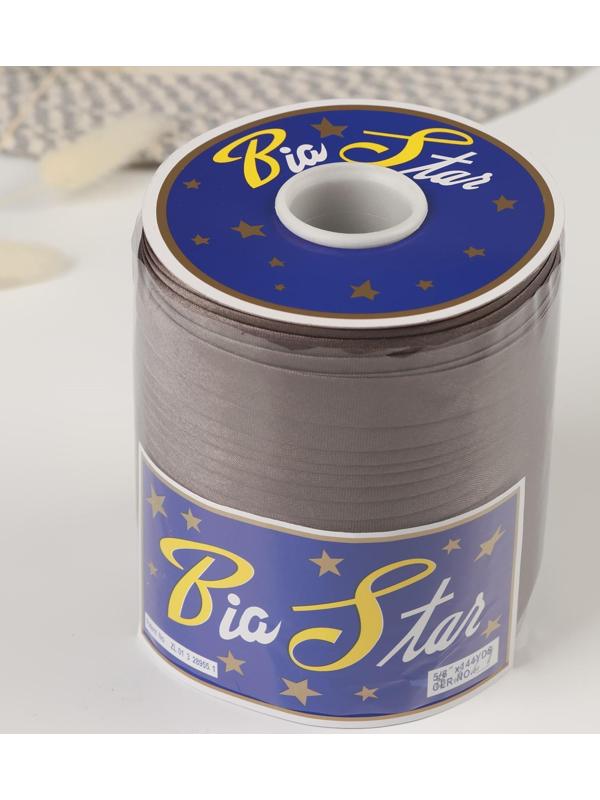 Косая бейка атласная, 15 мм × 132 м, цвет капучино S327