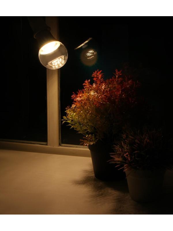 Фитолампа светодиодная Luazon, А60, E27, 9 Вт, IP44, 220 В, 270°, полноспектральная