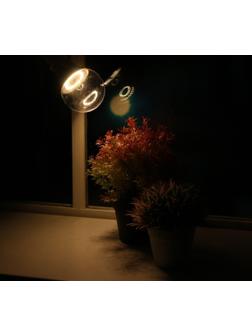 Фитолампа светодиодная Luazon, А60, E27, 15 Вт, IP44, 220 В, 270°, полноспектральная