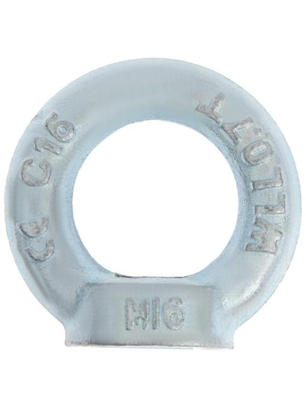 Рым-гайка ТУНДРА krep, DIN582, М16, оцинкованная, 1 шт.