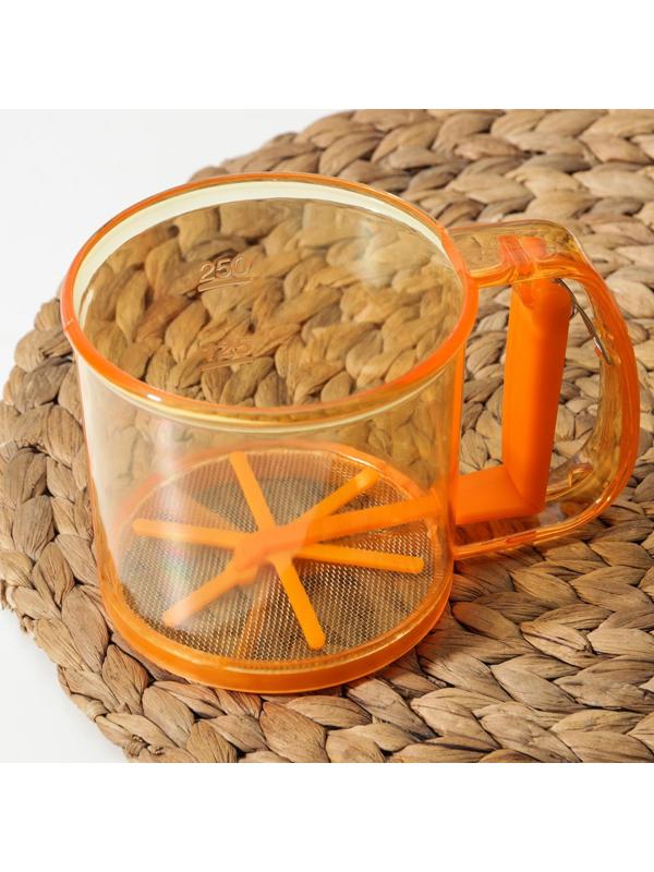 Просеиватель для муки Доляна, 250 мл, цвет МИКС