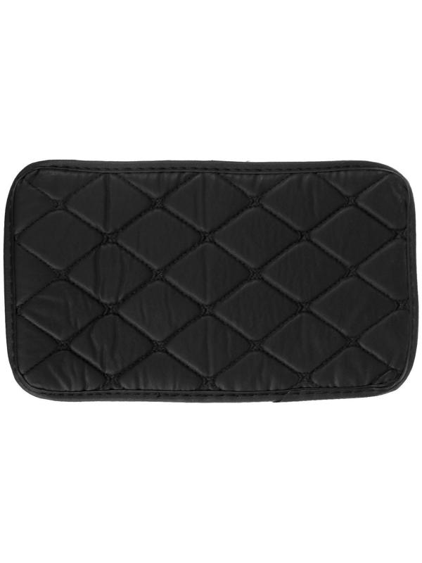 Коврик на подлокотник 29×19, экокожа, черный