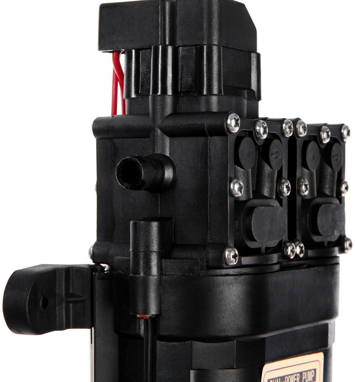 Минимойка автомобильная, погружная, 12 В, 120 Вт, 9 л/мин, шланг 8 м, провод 3 м, в кейсе