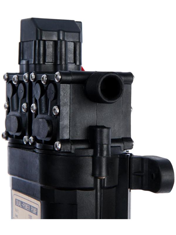 Минимойка автомобильная, погружная, 12 В, 120 Вт, 9 л/мин, шланг 8 м, провод 3 м, в кейсе