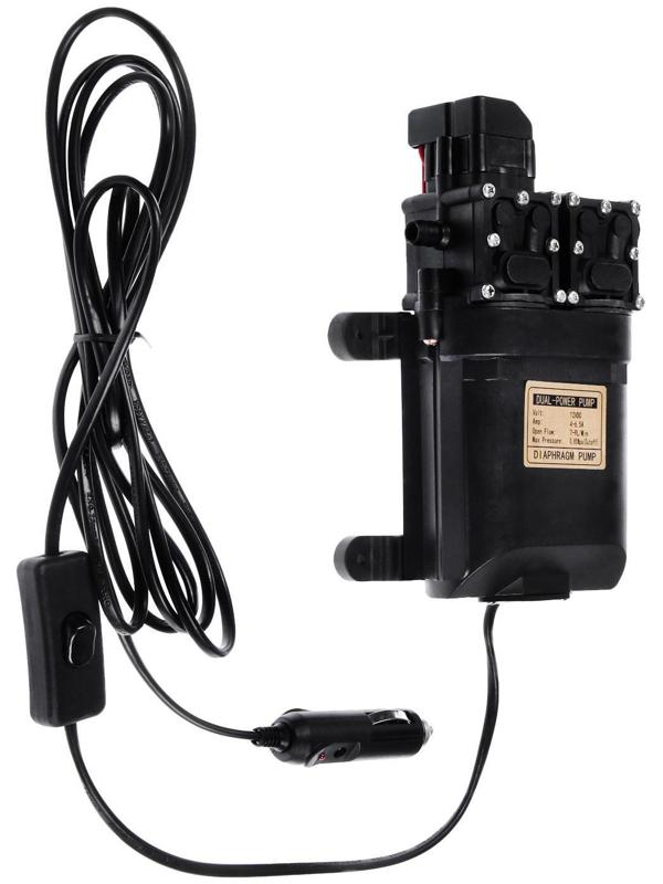 Минимойка автомобильная, погружная, 12 В, 120 Вт, 9 л/мин, шланг 8 м, провод 3 м, в кейсе