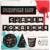 Набор бумажной посуды «Туса ок», 6 тарелок, 6 стаканов, 6 колпаков, 1 гирлянда