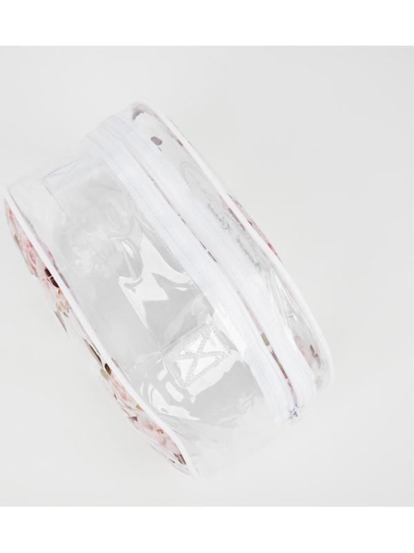 Косметичка ПВХ, отдел на молнии, цвет белый