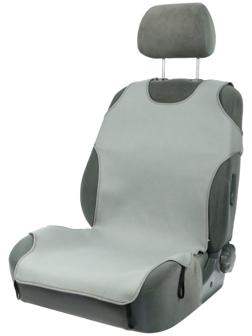 Чехол-майка TORSO на переднее сиденье, цвет серый, набор 2 шт