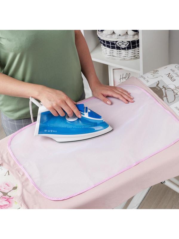 Сетка для глажения «Люкс», 60×39 см, цвет МИКС