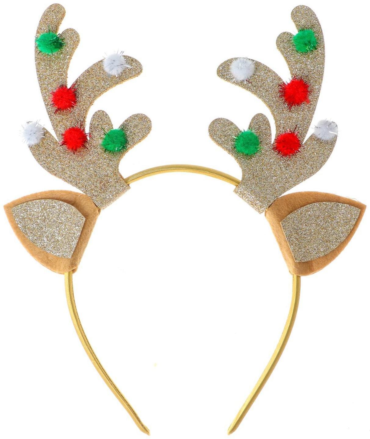 Карнавальный ободок «Рожки», цвета МИКС