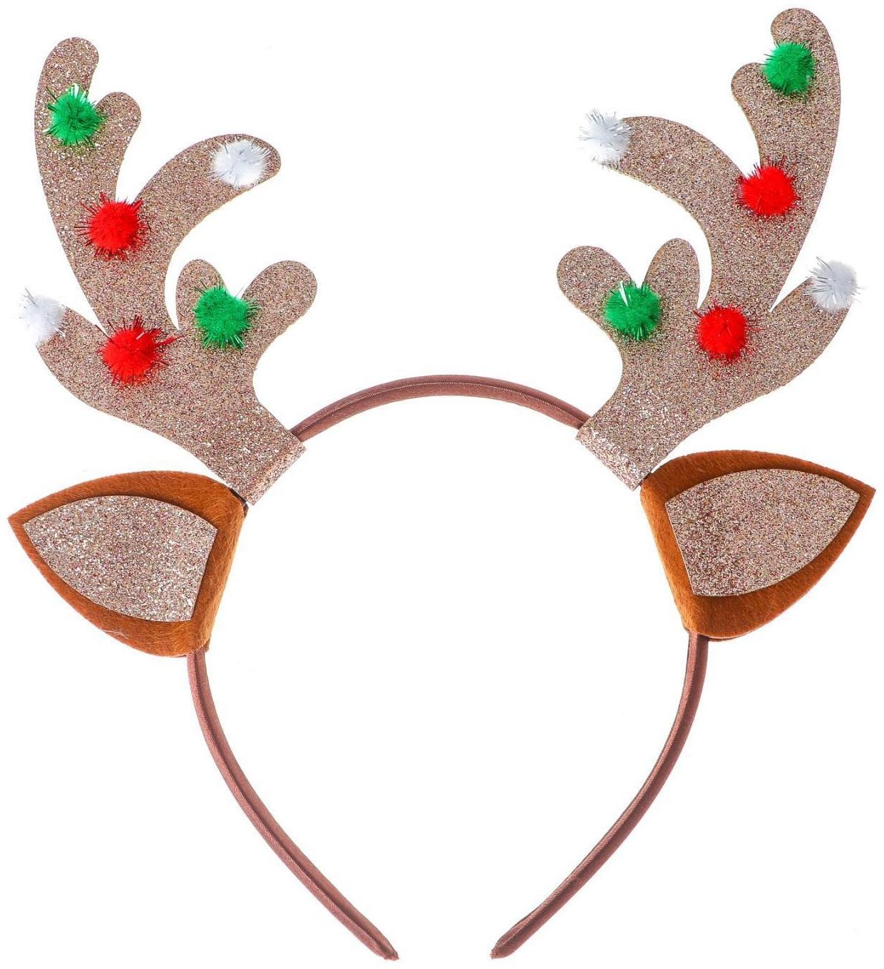 Карнавальный ободок «Рожки», цвета МИКС