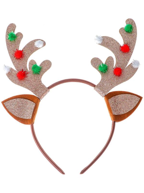 Карнавальный ободок «Рожки», цвета МИКС