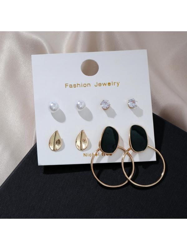 Серьги набор 4 пары 