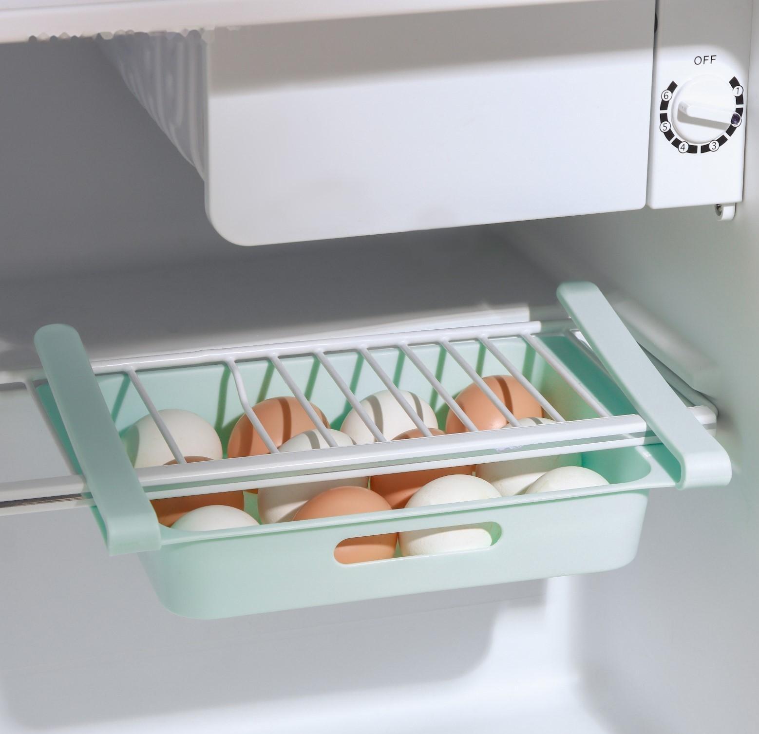 Полка для яиц в холодильник, подвесная, 12 ячеек, 26×17×5 см, цвет МИКС