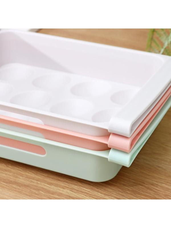 Полка для яиц в холодильник, подвесная, 12 ячеек, 26×17×5 см, цвет МИКС