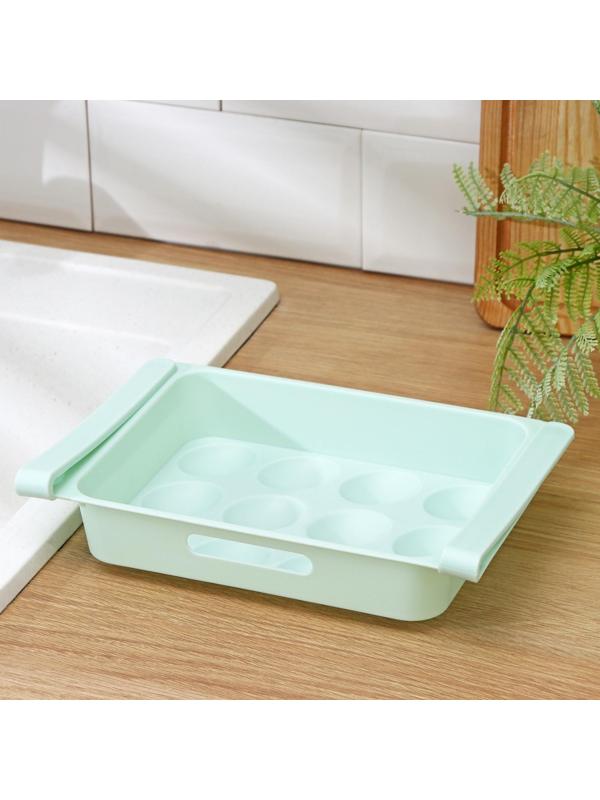 Полка для яиц в холодильник, подвесная, 12 ячеек, 26×17×5 см, цвет МИКС