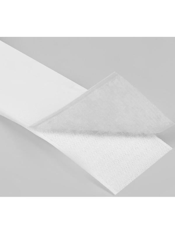 Липучка, 50 мм × 25 ± 1 м, цвет белый