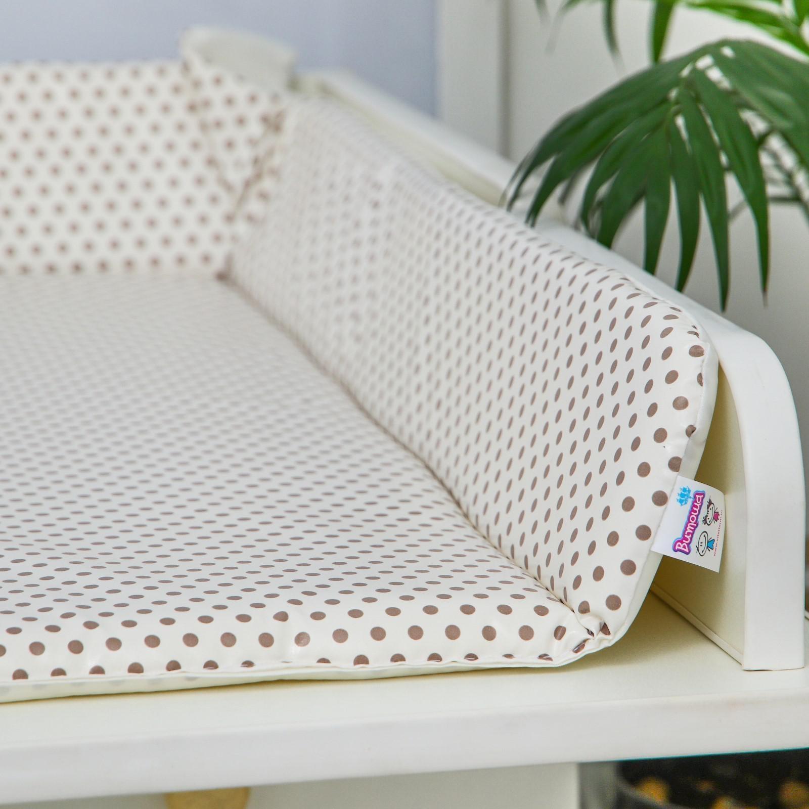 Матрасик для пеленального столика/комода, со складными бортиками, 82х70 см.