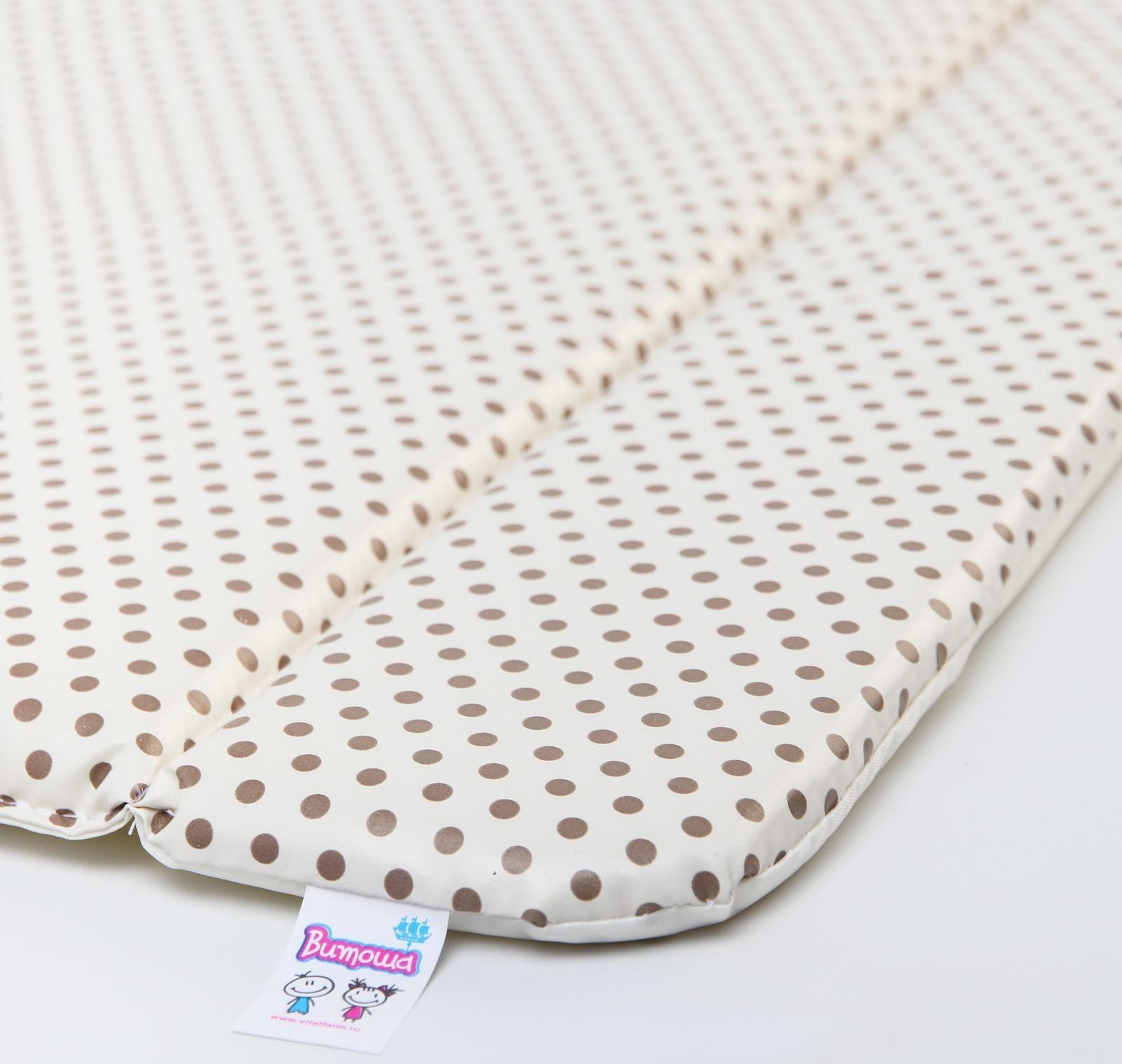 Матрасик для пеленального столика/комода, со складными бортиками, 82х70 см.