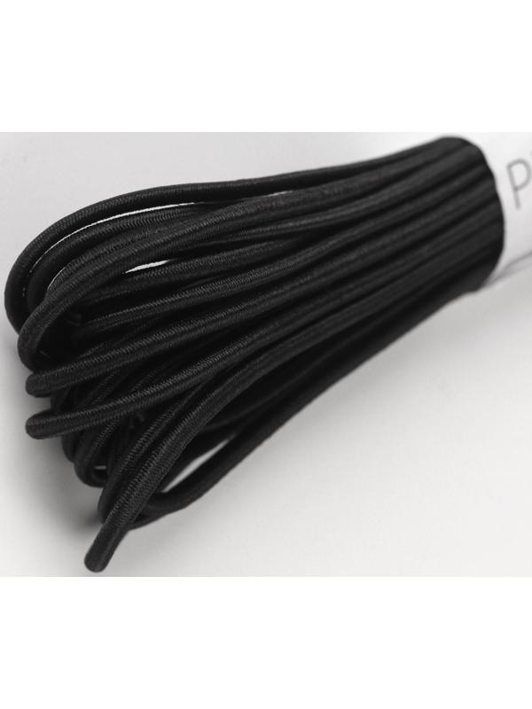 Резинка шляпная, 3 мм, 10 ± 0,5 м, цвет чёрный