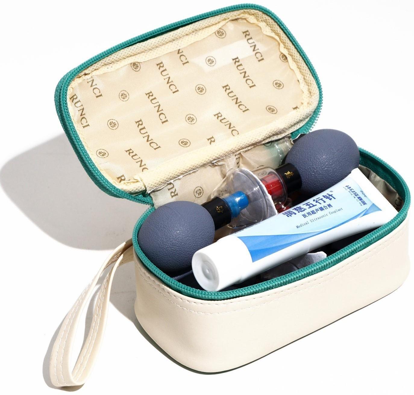 Магнитные банки акупункционного действия, для вакуумного массажа, набор 8 шт.