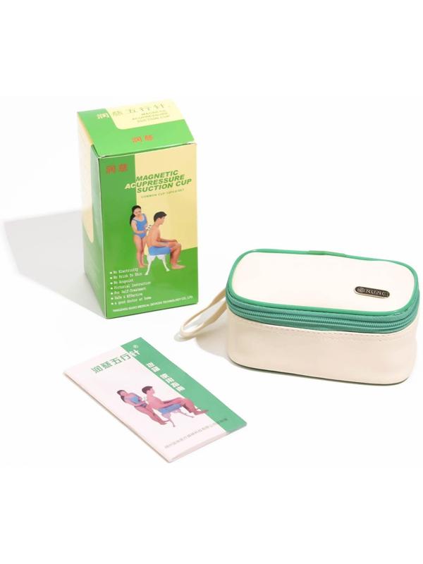 Магнитные банки акупункционного действия, для вакуумного массажа, набор 8 шт.