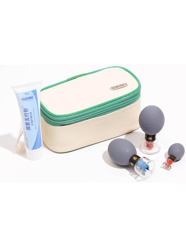 Магнитные банки акупункционного действия, для вакуумного массажа, набор 8 шт.