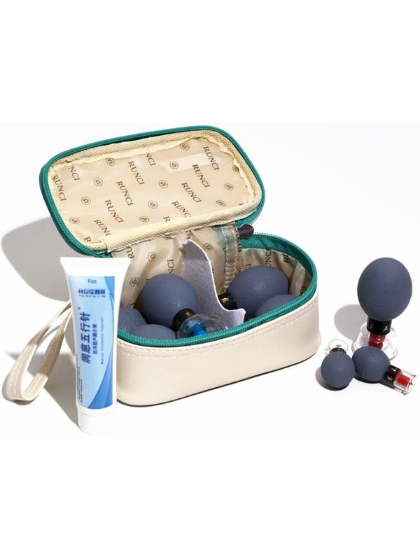 Магнитные банки акупункционного действия, для вакуумного массажа, набор 8 шт.