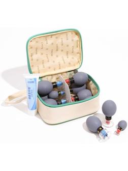 Магнитные банки акупункционного действия, для вакуумного массажа, набор 12 шт.