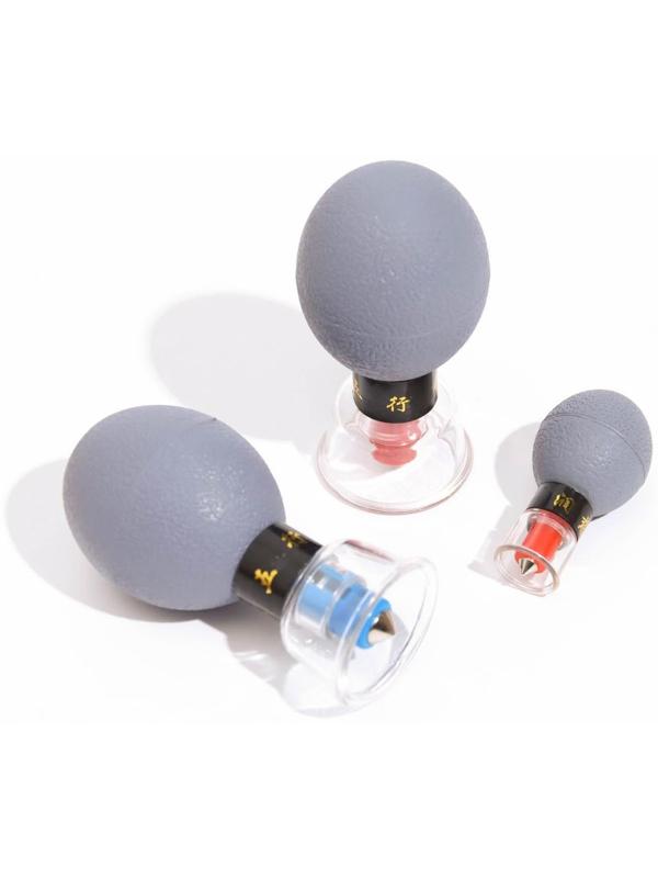 Магнитные банки акупункционного действия, для вакуумного массажа, набор 12 шт.