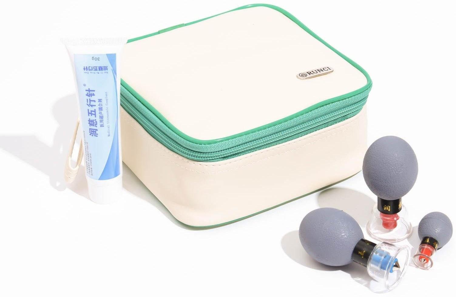 Магнитные банки акупункционного действия, для вакуумного массажа, набор 18 шт.