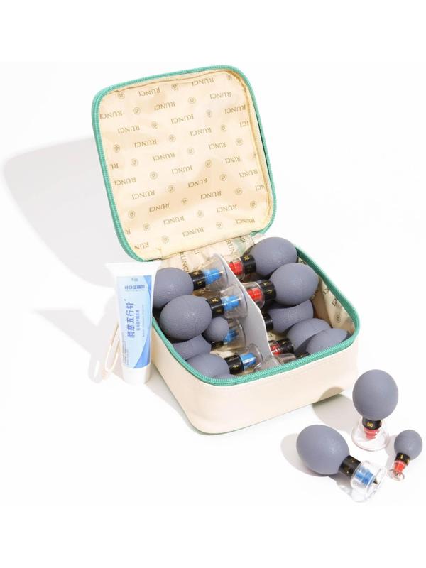 Магнитные банки акупункционного действия, для вакуумного массажа, набор 18 шт.