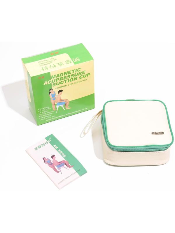 Магнитные банки акупункционного действия, для вакуумного массажа, набор 18 шт.