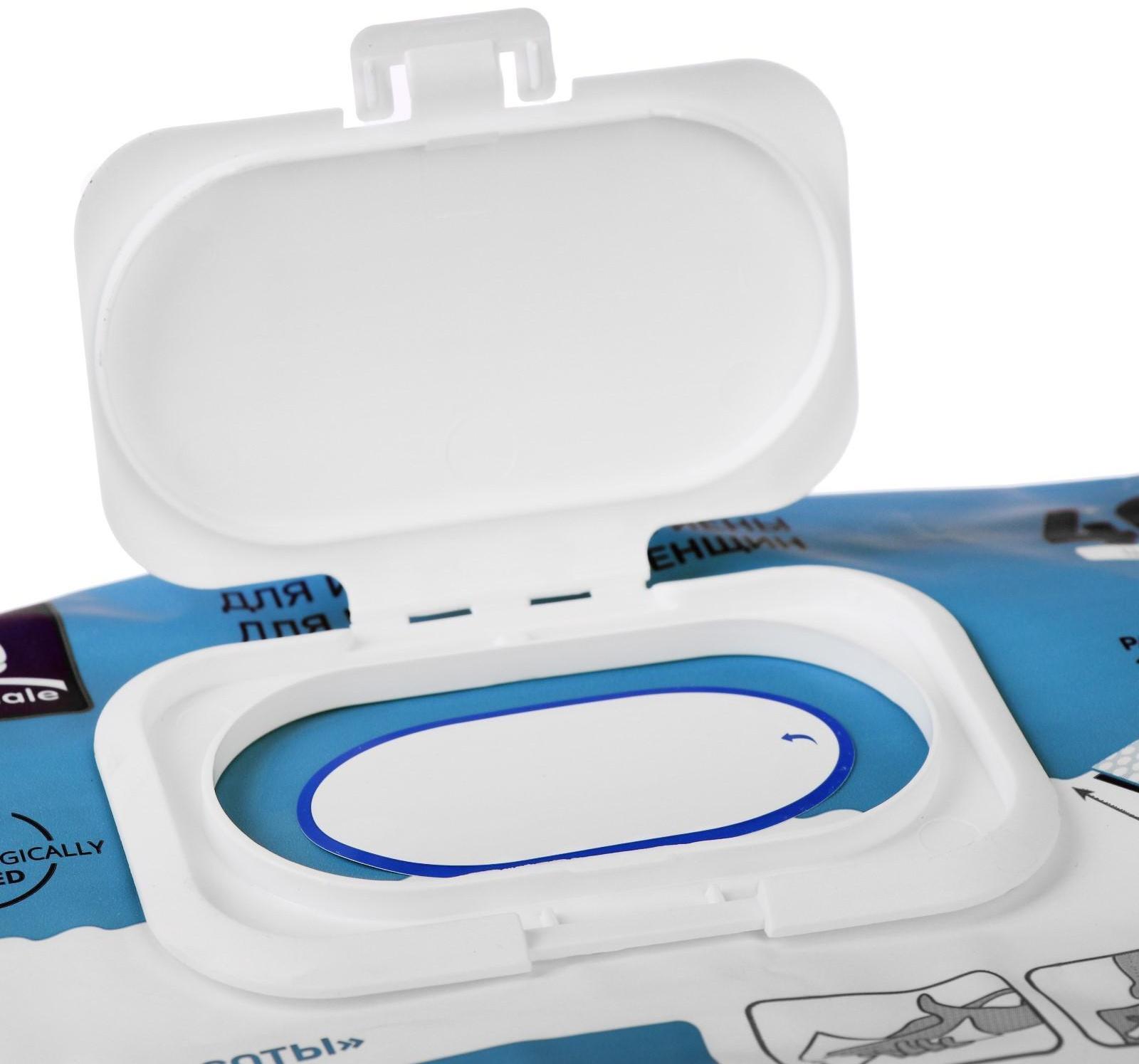 Влажные салфетки White Whale для интимной гигиены лежачих больных с каланхоэ с пластиков