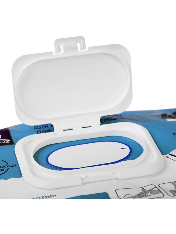 Влажные салфетки White Whale для интимной гигиены лежачих больных с каланхоэ с пластиков