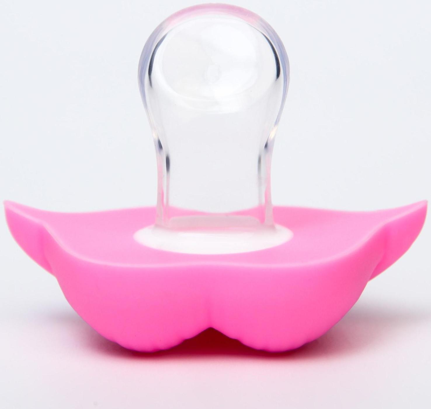 Пустышка силиконовая ортодонтическая «Кошечка Софи»,от 0 мес., с колпачком