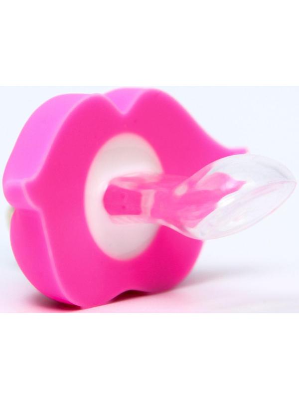 Пустышка силиконовая ортодонтическая «Кошечка Софи»,от 0 мес., с колпачком